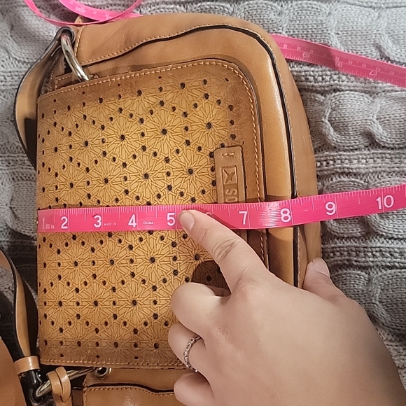 Pikolinos Brown Leather Crossbody Bag - Picture 14 of 15